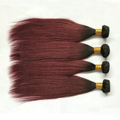 Factory direct sale natural indian remy straight hair weave mongolian malaysian closures T1b30