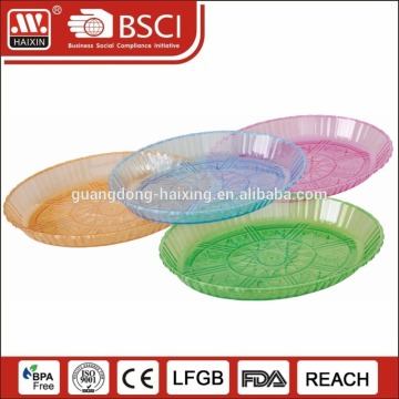 Wholesale customized hotel cheap compartment dinner hard plastic plates