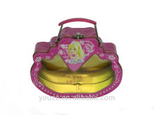 Irregular shape of the toy gift tin box