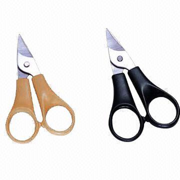 Nail Scissors with Plastic Handle, Available in Size of 4 Inches, Suitable for Trimming and Home