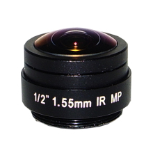 High Resolution 5MP CS Mount Fisheye Lens - 1.55mm