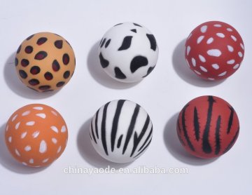Animal Printed Bouncing Ball Toy/ Rubber Ball