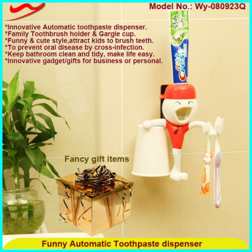 Factory wholesale cleaning products promotional gifts ,Auto toothpaste dispenser