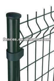 QYM-Welded Mesh Panel Fence with Curve