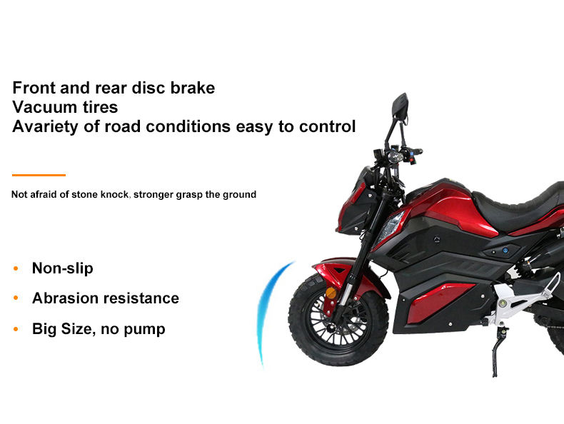 tubeless tire electric motorcycle