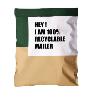 Wasserdicht bedruckte 10 * 13 lila Poly Mailer Tasche