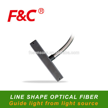 Line Guide Light Optical Fiber, Guide Light From Light Source, Three Or More Branches Lighting Point