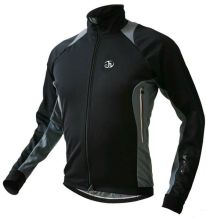 Black Grey Sublimated Cycling Wear Thermal Race Winter Bicycle Jacket