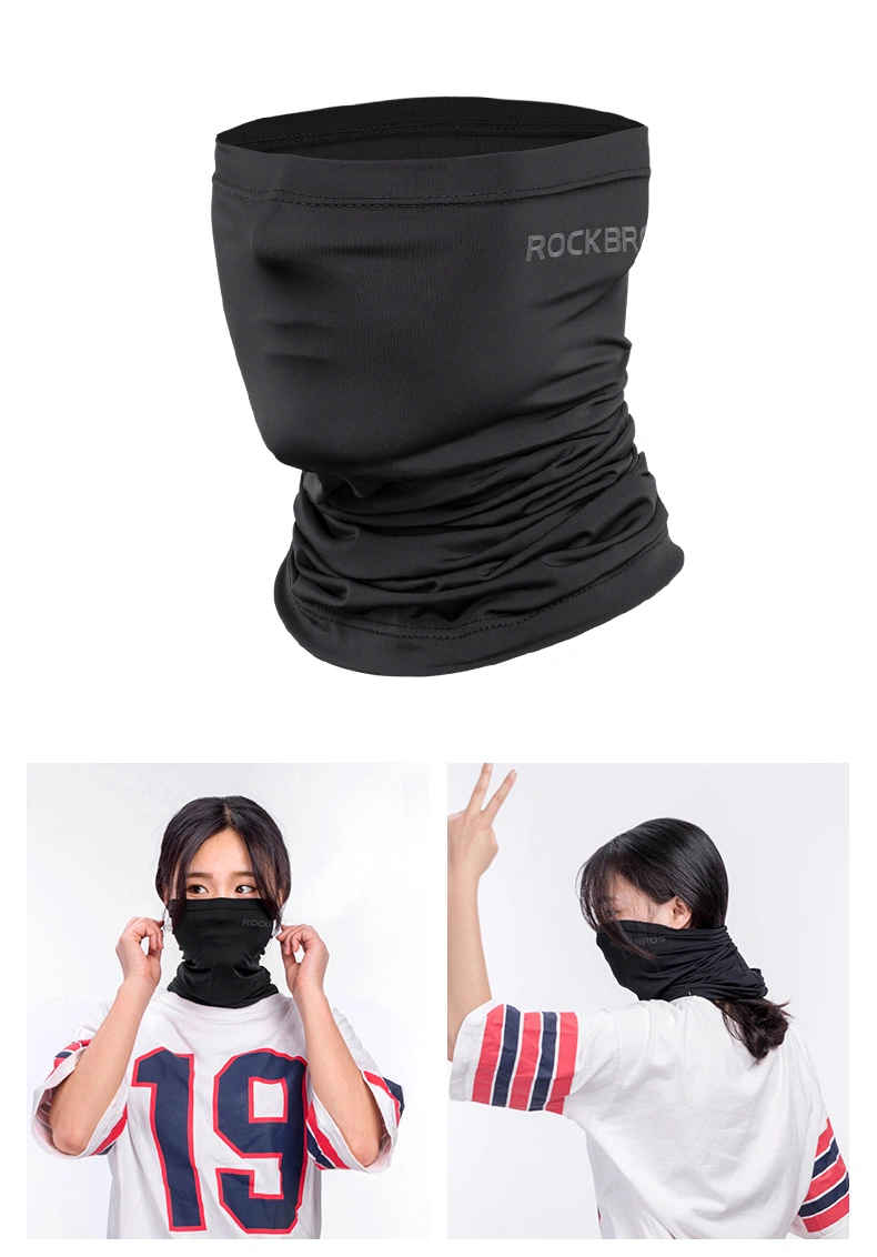 Rockbros Summer Sun Protection Cycling Headwear Women Scarves Men Absorb Sweat Breathable Scarf Running Cycling Neck Bib