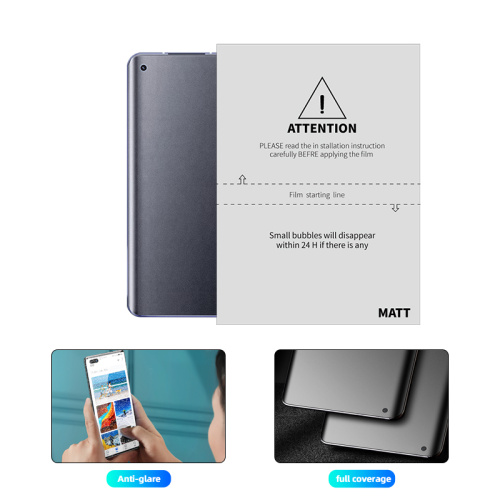 Matt Hydrogel Screen Protector para sa mobile phone