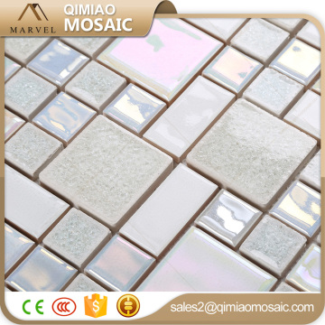 Iridescent Ceramic Mosaic Tiles Ceramic Mosaic Swimming Pool