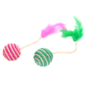 Dog Cat Feather Toys