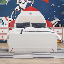 Rocket Kids Bed with Nightstand - ProCARE Hot Sale Spaceship Design for Children's Bedroom