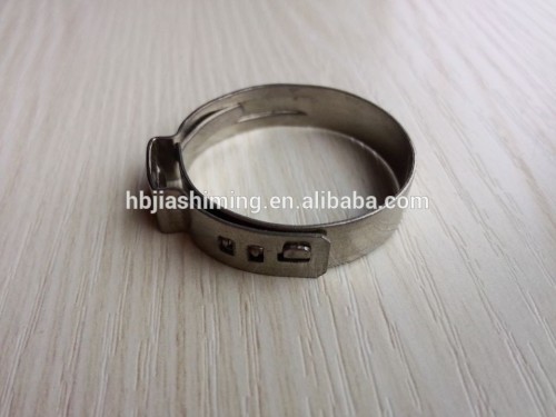 stainless steel pipe single ear hose clamp