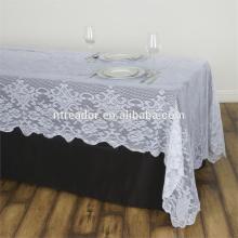 white lace tablecloth