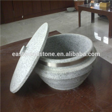 Stone Bowl with lid
