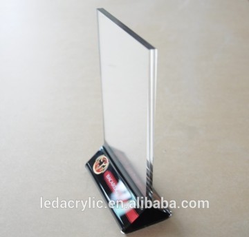 Acrylic Table Top Sign Holder Display