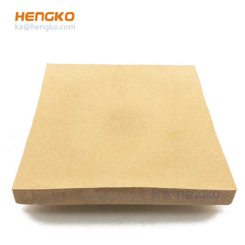 Factory price supply high efficiency stainless steel 316 316L bronze  filter sheet and plates for liquid oil filtration system