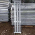 5.6&#39;7 &quot;Arch Walk-thru Scaffold Zinc Steel Fence