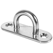 Stainless Steel Marine Hardware Oblong Pad Eye Plate