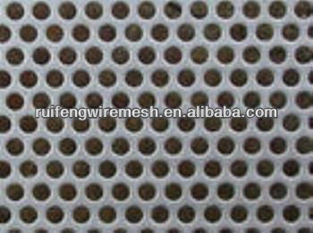 Hole punching wire mesh