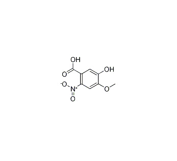 CAS حمض 5-Hydroxy-4-Methoxy-2-Nitrobenzoic 31839-20-0