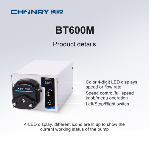 Digital Lab Scale Peristaltic Pumpe 2280ml / min BT600M