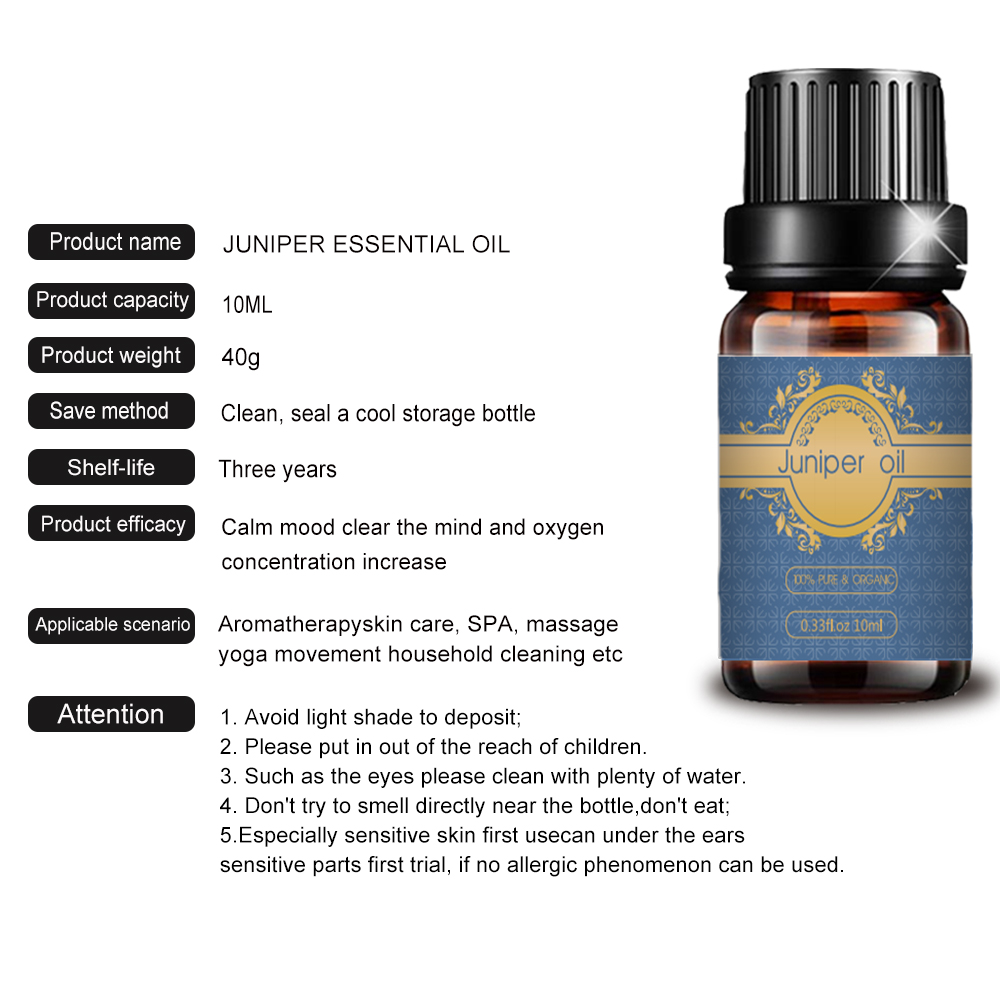 Price a granel Juniper Oil esencial para adelgazar 10 ml