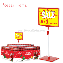 Supermarket POP Display Picture Frame Display Stand