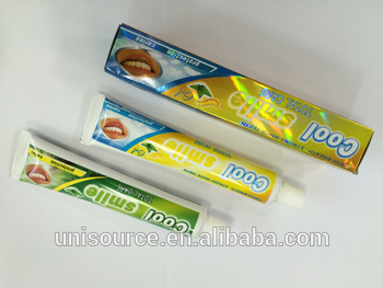 Fresh breath toothpaste gel