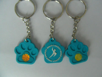 Personalized Ion Balance Silicone Dog Identification Tags With Embossed Logo