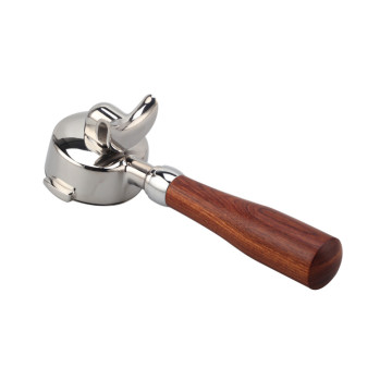 58mm Two-ear Stainless Steel Portafilter with Wood Handle