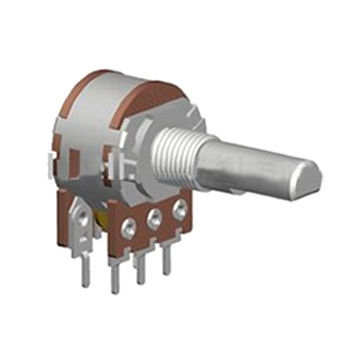 150V Rotary Carbon Composition Potentiometer, 10,000 Cycles Mechanical Life