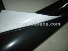 White on Black Plastic Mulch 1.0 mil Embossed