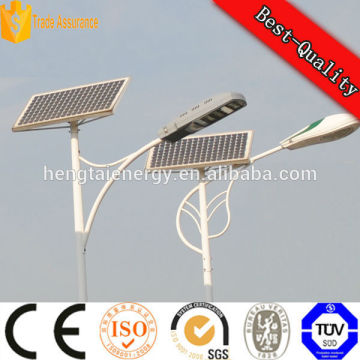 decorative garden steel solar power lamp post