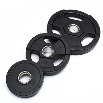 High Quality Weight Lifting Black CPU Plate Urethane Weights