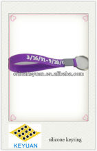 Customized silicone keyring
