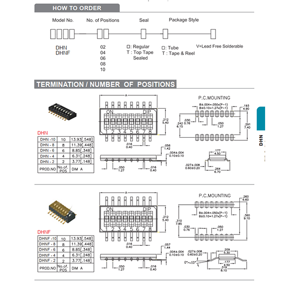 DIP switch-SPEC