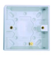 35mm 1 Gang Pattress Box, Without E