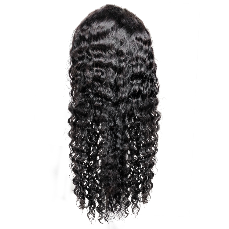 Wholesale Deep Wave Human Hair Wig Lace Front Wigs Brazilian Virgin Hair 4*4 Lace Closure Wigs for Black Women