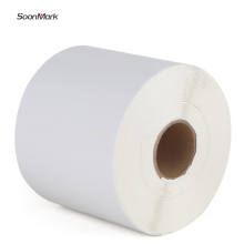 Self adhesive blank shipping address paper label
