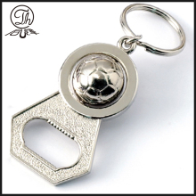 Sports Football metal bottle opener keyring
