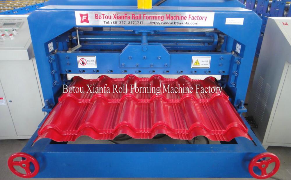 Philippines style Glazed Steel Tile Roll Forming Machine