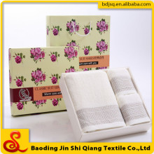 wholesale China high quality towel set in box corproate gift bath towel set