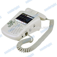 Touchable LCD display pocket fetal doppler