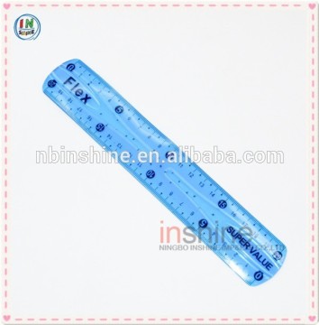Promotional Customized Soft PVC Flexible Rulers , 20CM Flexible Plastic Ruler