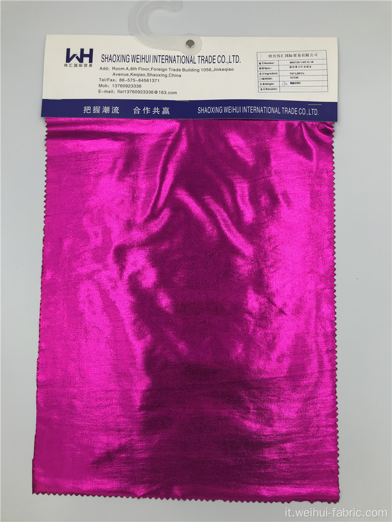 Tessuto a maglia di qualità affidabile T / SP tessuti viola abbronzanti