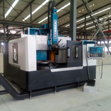 Torno de torreta vertical cnc de columna doble