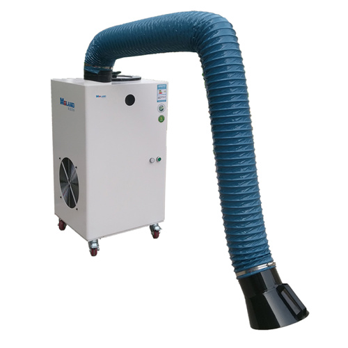 Unidad de filtración de aire de taller Colector de polvo de humos de soldadura