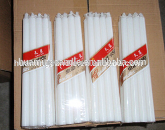white candle household paraffin wax candle